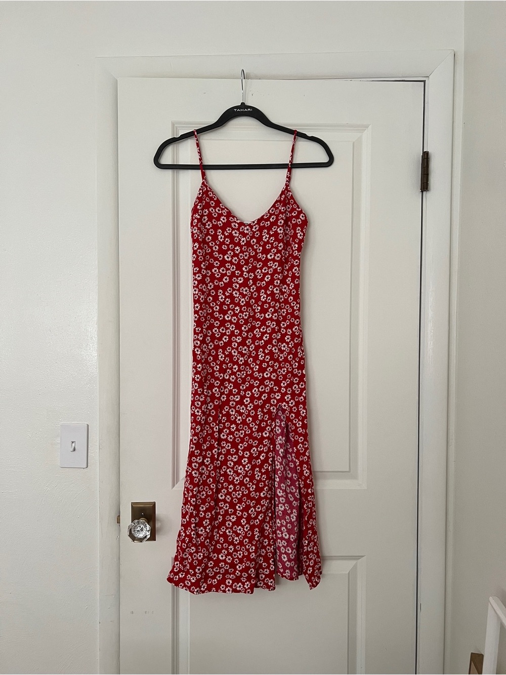 Reformation Red Floral Dress. Like new